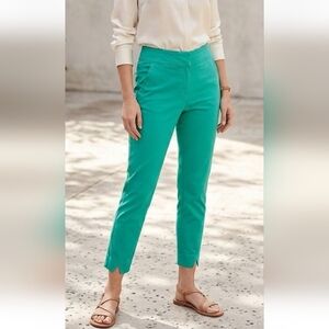 New York & Company Vibrant Green Skinny Jeans